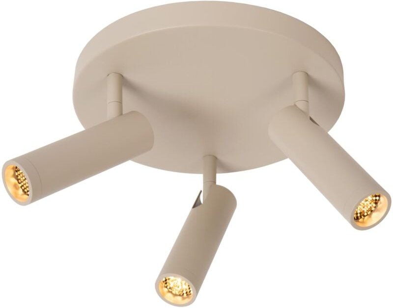 Grado - Deckenstrahler - ø 25 cm - 3xGU10 (MR11) - Taupe - Lucide