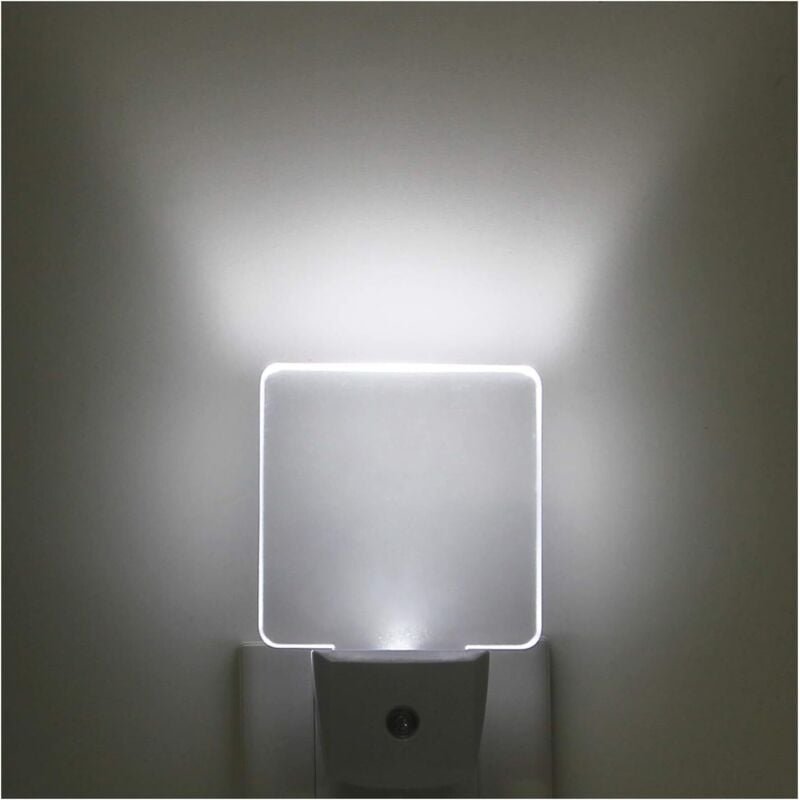 LED-Nachtlicht mit Dämmerungsfunktion, automatischer Tag-/Nachtschaltung und Bewegungssensor – Integrierte LED