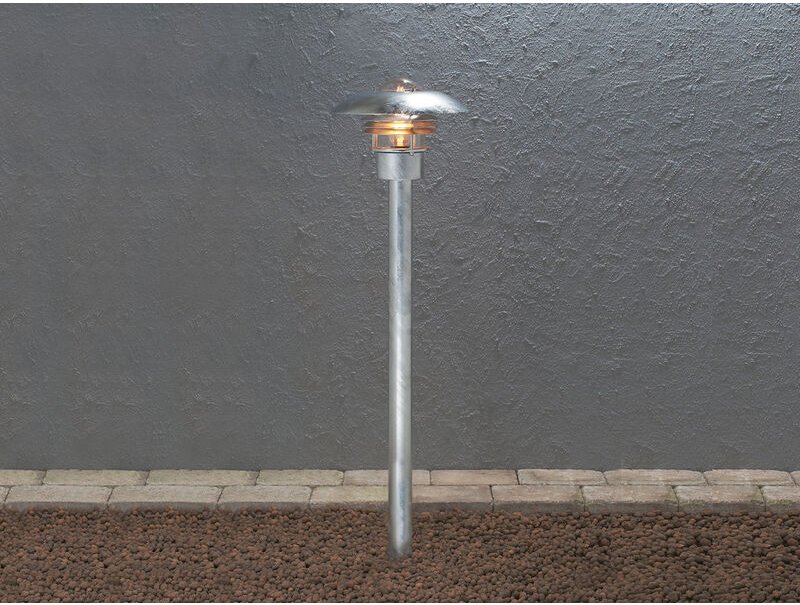 Konstsmide - Moderne led Wegeleuchte aus galvanisiertem Stahl, Höhe 98cm
