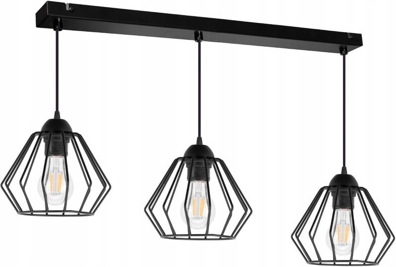 EDISON Diamond Loft E27 LED-Deckenhängelampe