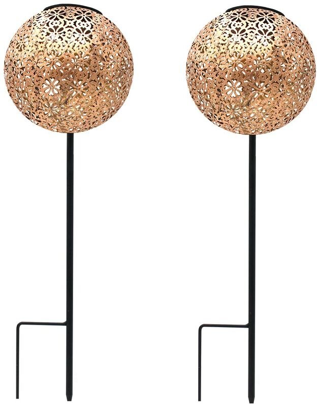 Solarleuchten 2er Set Orientalische AGADIR h45cm