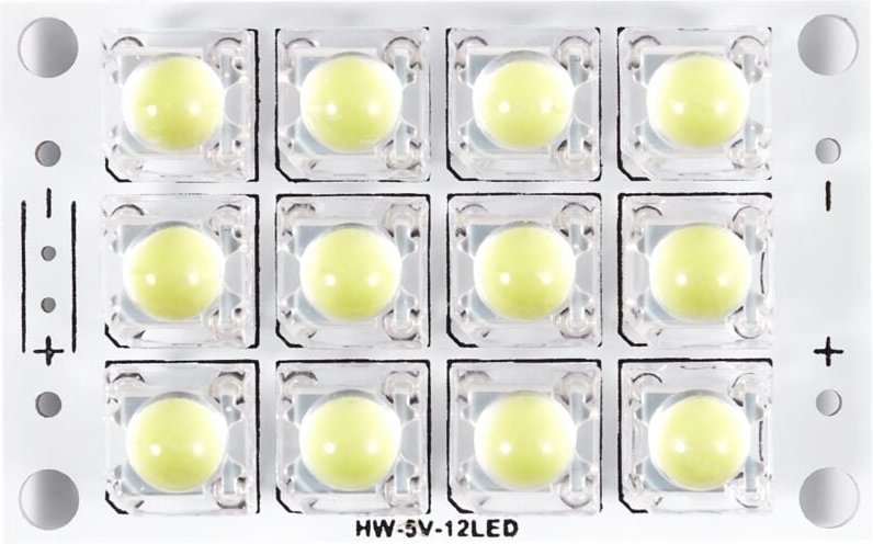 Tlily - Neu dc 3V 5V 12 led Super Helle Weiße Piranha Platine Lichter Licht Yacht