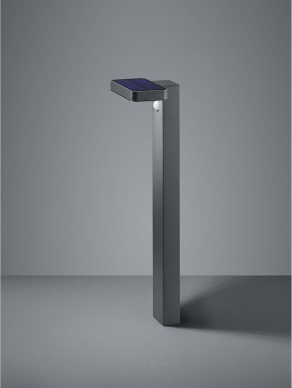 Iperbriko - Pole Esquel Led Anthrazit IP44 mit Trio-Beleuchtung mit Bewegungssensor