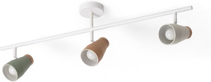 Deckenleuchte aus Metall 3 Spots Alfio Mehrfarbig