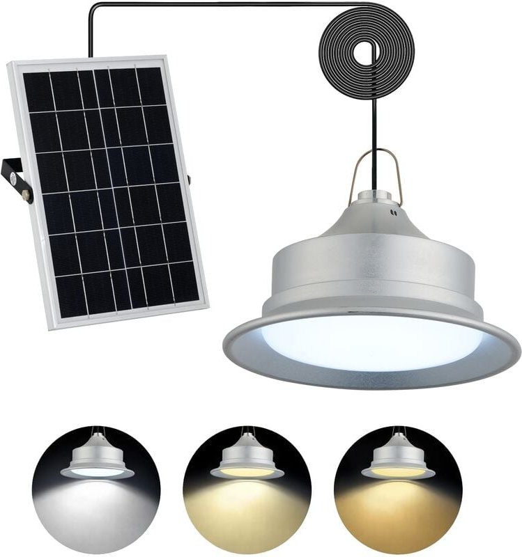 Thumbnail - COMELY Solarleuchte für den Außenbereich, 5M Hängelampen mit Fernbedienung, 30W 55Leds IP65 Solarleuchte für den Außenbe...