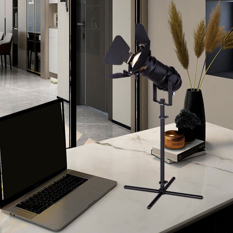 Thumbnail - Led Tischleuchte verstellbar Nachttischlampe Schlafzimmer Leselampe schwarz Tisch, Metall, 4,5W 400lm warmweiß, LxBxH 27...