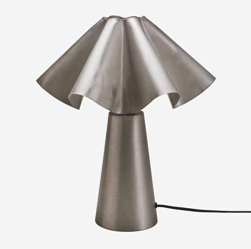 SKLUM Sheldon Tischlampe aus Eisen Grau Chrom