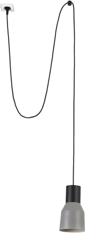Thumbnail - KOMBO Hängeleuchte grau Ø120 mit Stecker 68604-62