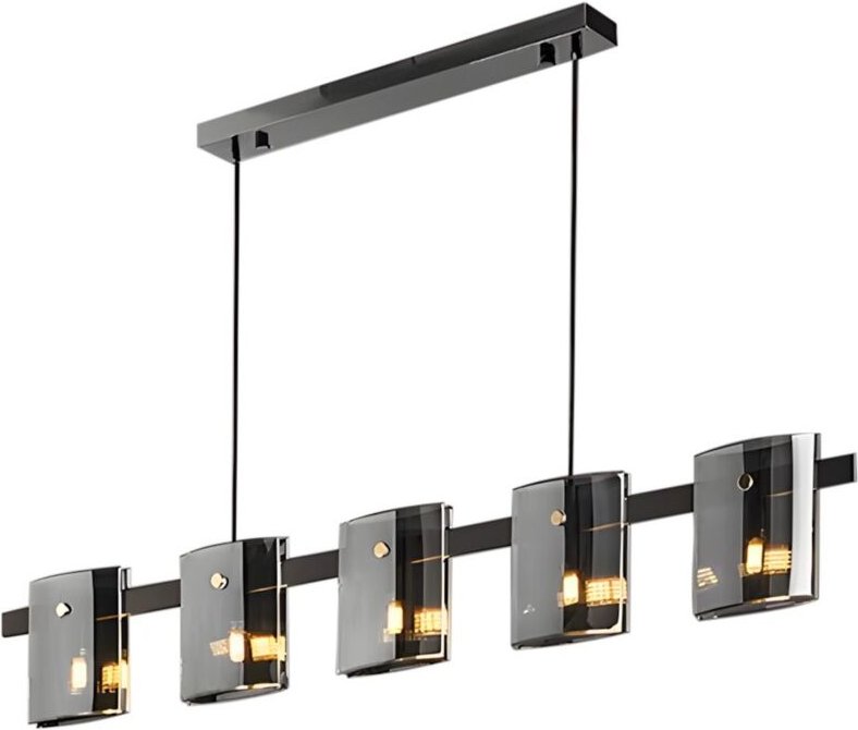 Toolight - pendelleuchte APP1706-5CP grey