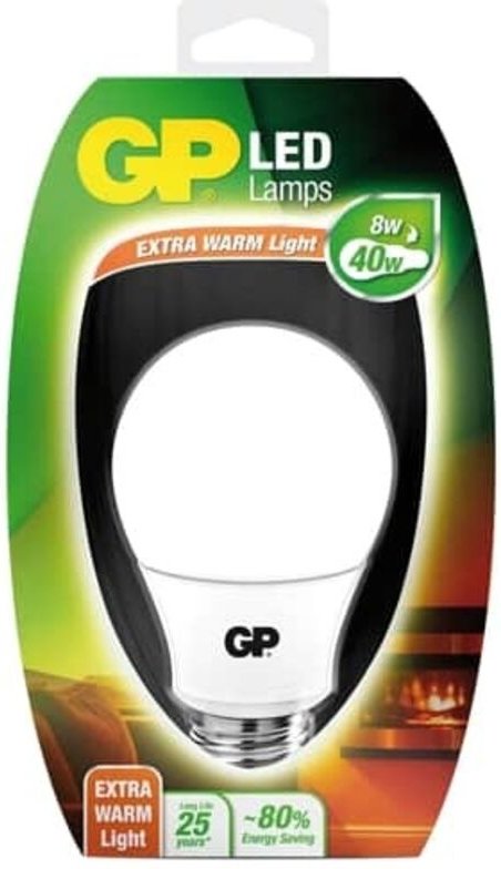 Gp - gp led ewl klassische 8w e27 besonders warmes licht - 740gpclas074465me1 - 4895149074465
