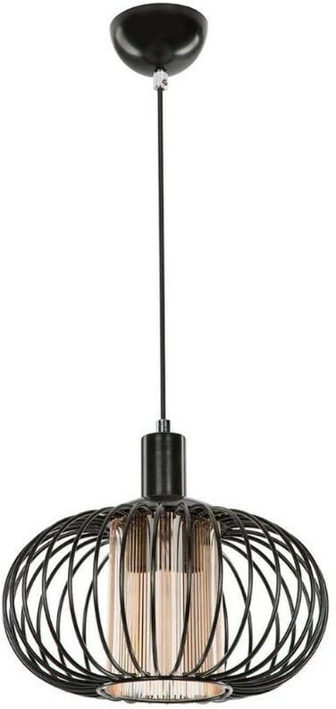 Terla MDL3674 Pendelleuchte mit Eisenstruktur und Glasdiffusor