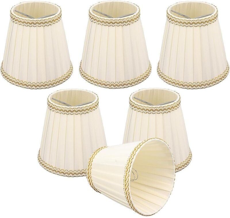 Stück Clip-on Lampenschirme für Tischlampen, Stehlampen und Nachttischlampen, 90 x 140 x 130 mm, für Kronleuchter, E14-G...