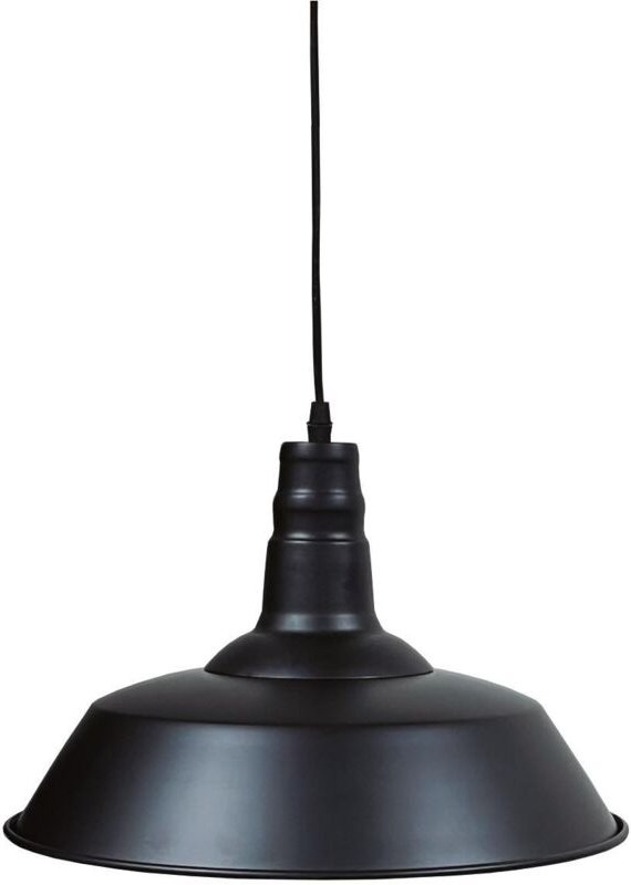 Hänge-Deckenleuchte der Serie "Kayes" E27 (maximal 40W 230V) IP20 Ø36cm schwarze Farbe