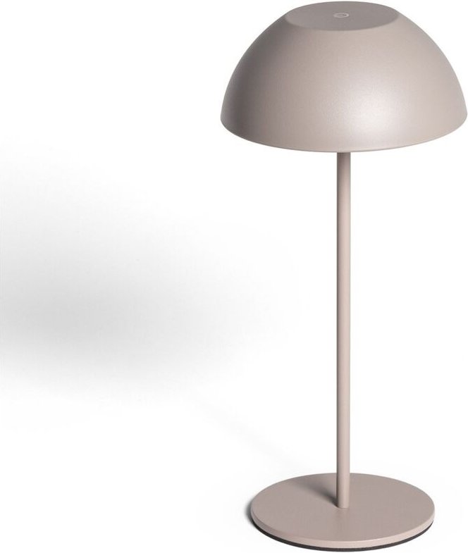 LED Tischlampe 2W Tragbar mit Batterie USB wiederaufladbar Mugla Taupe