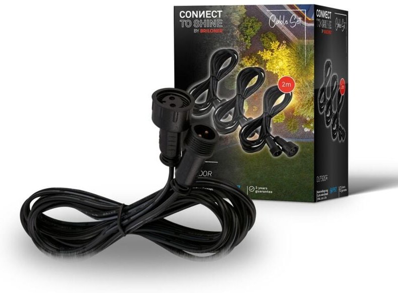 Thumbnail - Connect to shine 3er Set Kabelverlängerungen, je 2m, IP67