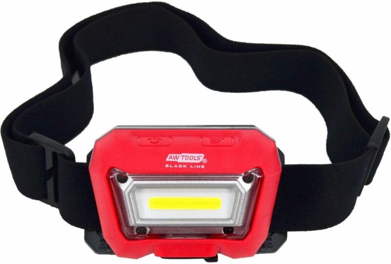 Awtools Black Line Fronte Cob Led-Scheinwerfer Mit Bewegungssensor Black Line