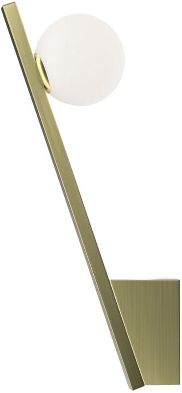 Maytoni Kazimir Moderne Globe Wandleuchten Gold 1xG9 Weißer Schirm