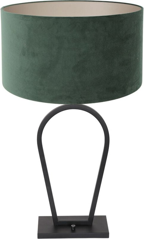 Thumbnail - Tischlampe - Stang - schwarz - metall veloursstoff - - Steinhauer