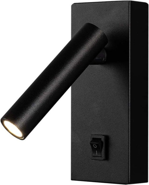 Hotel Wandleuchte zum Lesen LED 2W 14515060mm Farbe Schwarz 4000K
