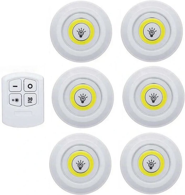 Superhelle COB-LED-Unterbauleuchte, kabellose Fernbedienung, dimmbares Nachtlicht für Zuhause, Schlafzimmer, Kleiderschr...