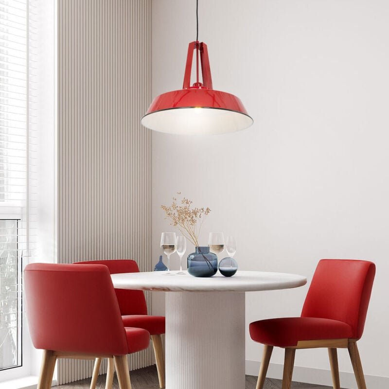 Mexlite - hängeleuchte - Eden - rot - metall - ø 42cm - E27 -
