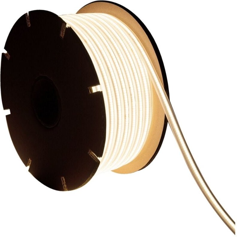LED-Streifenrolle Dimmbar 220V COB 320 LED/m 50m 8W/m 720lm/m Breite 12mm Schnitt 50cm IP65 CRI90 4000K Neutralweiß