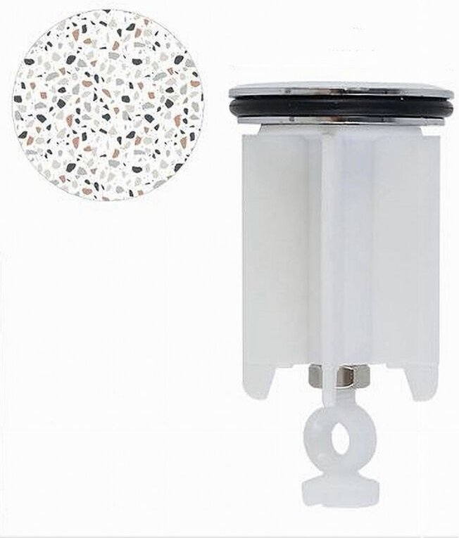 Trade Shop Traesio - Trade Shop - lavandino bagno lavabo universale 40 mm motivo granigio 87275 -