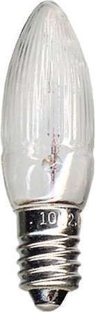 Ersatzglühbirchen E10, 2,4W / 10V, 3 Stück auf Karte