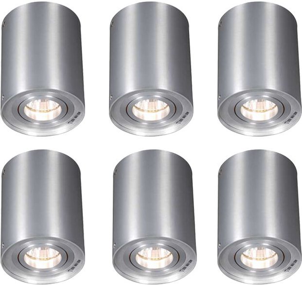 Set aus 6 Spots Aluminium dreh- und kippbar - Rondoo 1 up