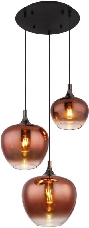 Thumbnail - Globo - hängeleuchte - MAXY - rot - glas - Ø 48cm - E27 -