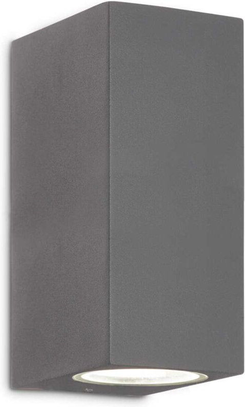 Ideal Lux - Up - 2 Licht Outdoor Up Down Wandleuchte Anthrazit IP44, G9