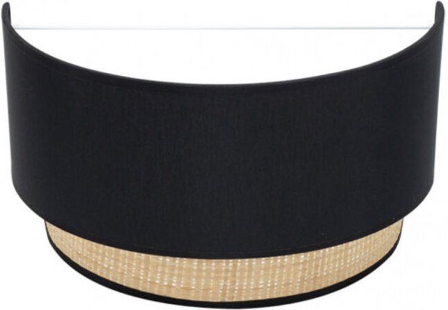 Wandleuchte of schwarzer Schirm Modell Kandy FABRILAMP