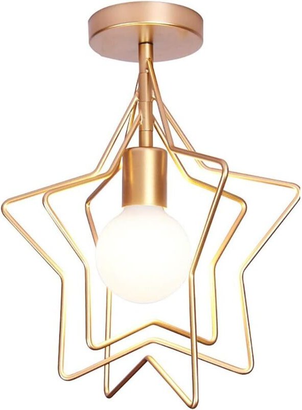 Deckenlampe Moderne LED Deckenleuchte Mount Metall Eisen 360° Drehbare, Golden für Schlafzimmer Wandelgang Esszimmer Caf...