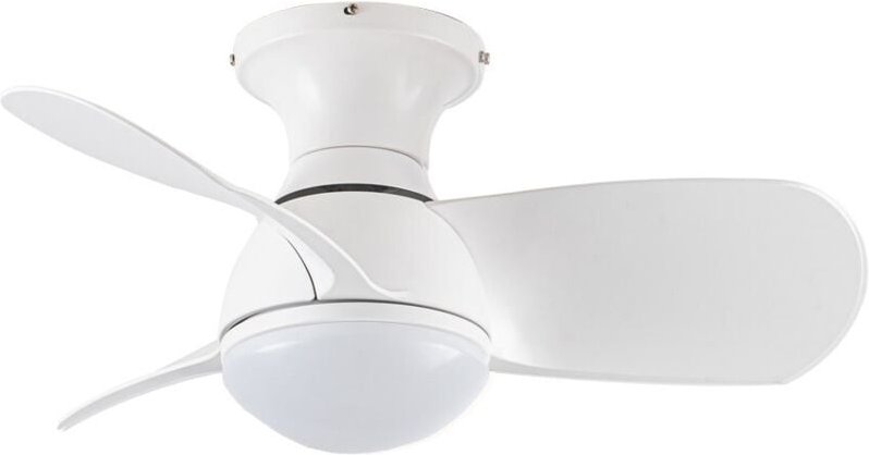 Epona Weißer LED-Lüfter 20W 2000Lm cct Dim