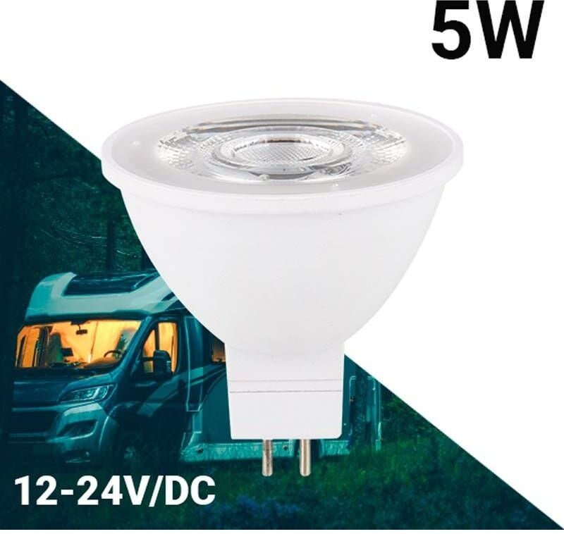 GU5.3 led MR16 Lampe 12-24V dc 5W