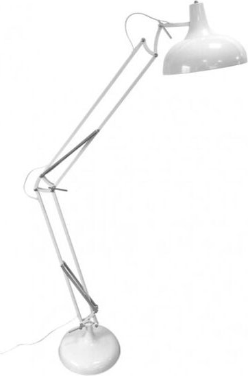 Stehleuchte Weiß Malik-Gelenkmodell - Fabrilamp