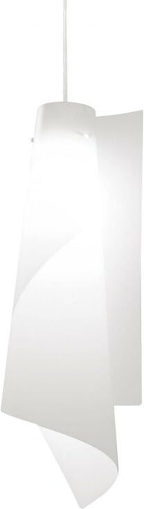 Linea Zero - Weiße Aufhängung aus verchromtem Metall Cm. 27 x 68 Std