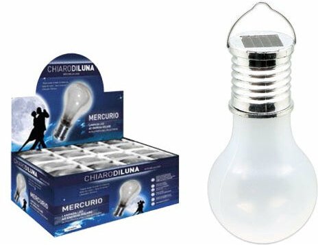 Weiße led -Sonnenlampe mit Mondlicht -Twilight -Sensor