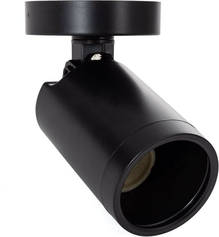 Aufbau-Strahler Davos für GU10 / GU5.3 Glühbirne Schwarz