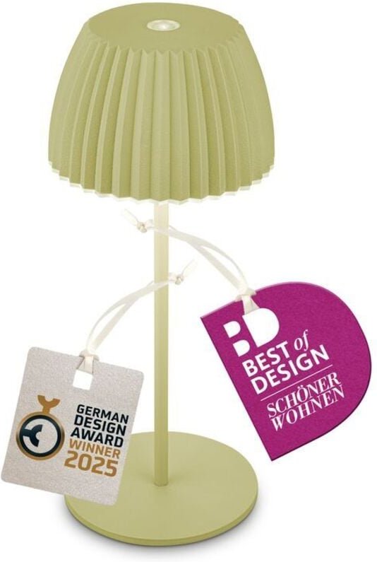 B.k.licht - led Tischlampe Akku led Tischleuchte Dimmbar Kabellos Touch Aussen/Innen