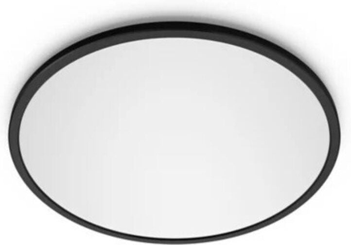 Philips LED Deckenleuchte Valen schwarz Ø 42 x 2 cm warmweiß-kaltweiß dimmbar