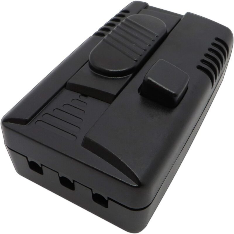 2er-Pack LED-Fußdimmer (108 x 64 x 40 mm), mit 2 Ausgängen: Dimmer und Schalter, stufenlos dimmbar, für verstellbare LED...