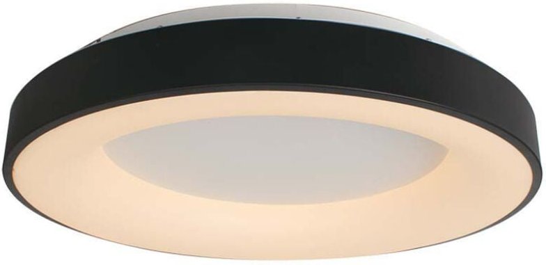 V-tac - led Deckenleuchte Deckenlampe Wohnzimmerlampe Metall Schwarz Durchmesser 60 cm