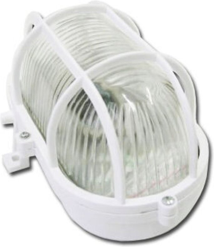 Eurobric - 60W ovale Lampe E-27, weiße Box 14024