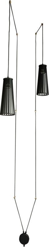 Wandleuchte Dover 2 GU10 R50 Schwarz Nowodvorski 9263