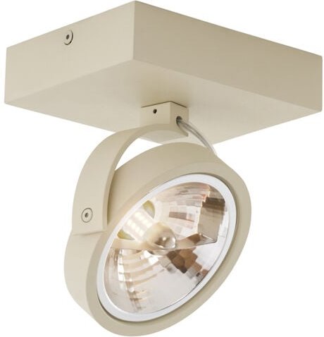 Moderne Deckenleuchte Beige G9 rund schwenk- und neigbar - Go