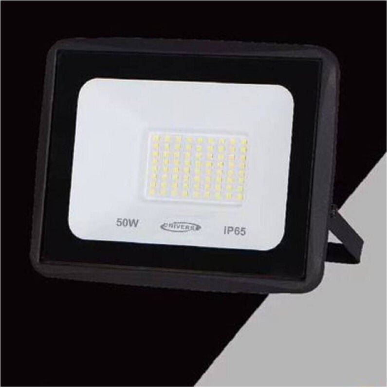 Trade Shop Traesio - Trade Shop - licht-led far 50 watt 4500 lm IP65 schwarzer warmfold natürlich EK02-50W-N -