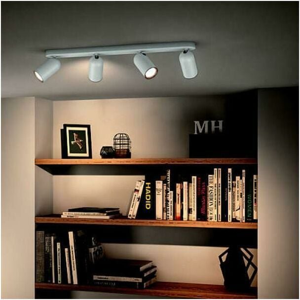 Spot pongee 4xgu10 innen ip20 weiß farbe 50584/31/pn 5058431pn