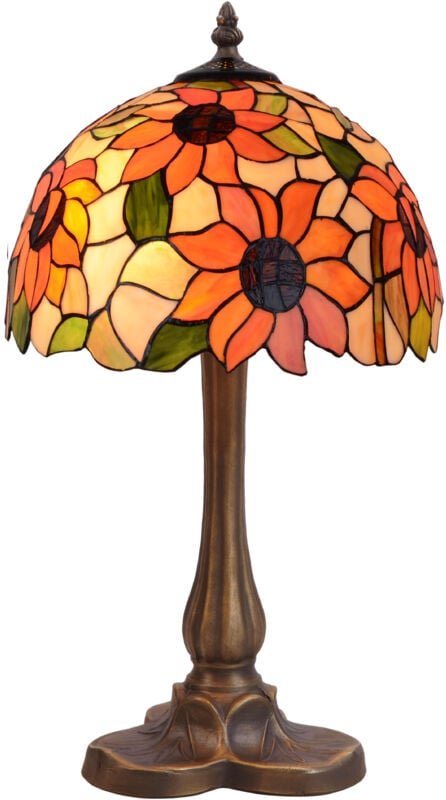 Kleeblattförmige Tischlampe mit 20 cm Durchmesser Lampenschirm der Diamond-Serie