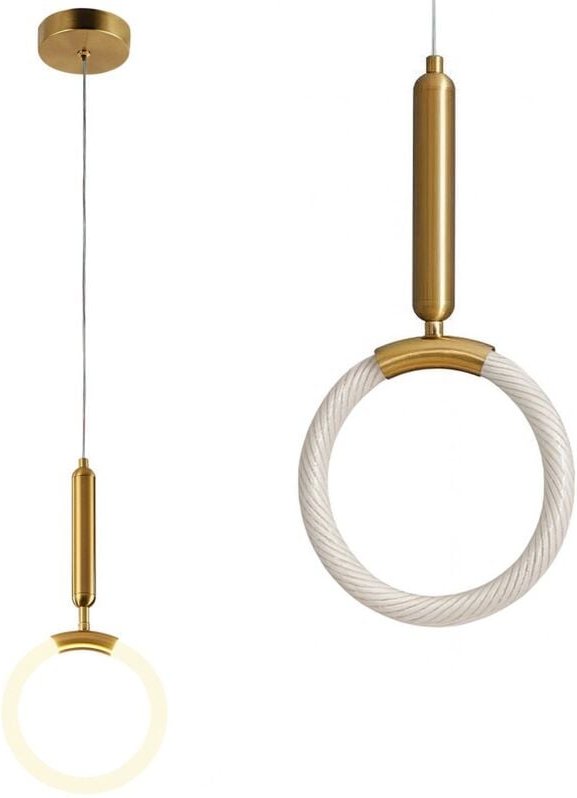 Toolight - led-hängelampe LHJ058-CP1 4 brushed gold